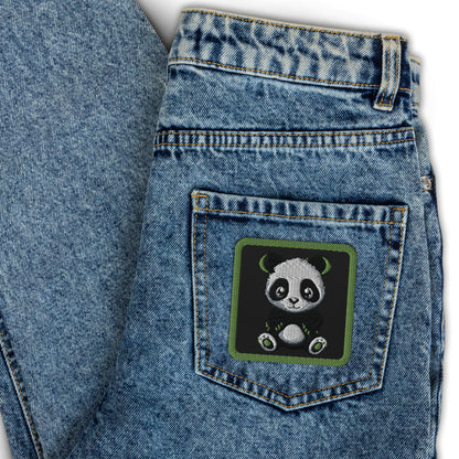 KBBNG Panda Embroidered Patches