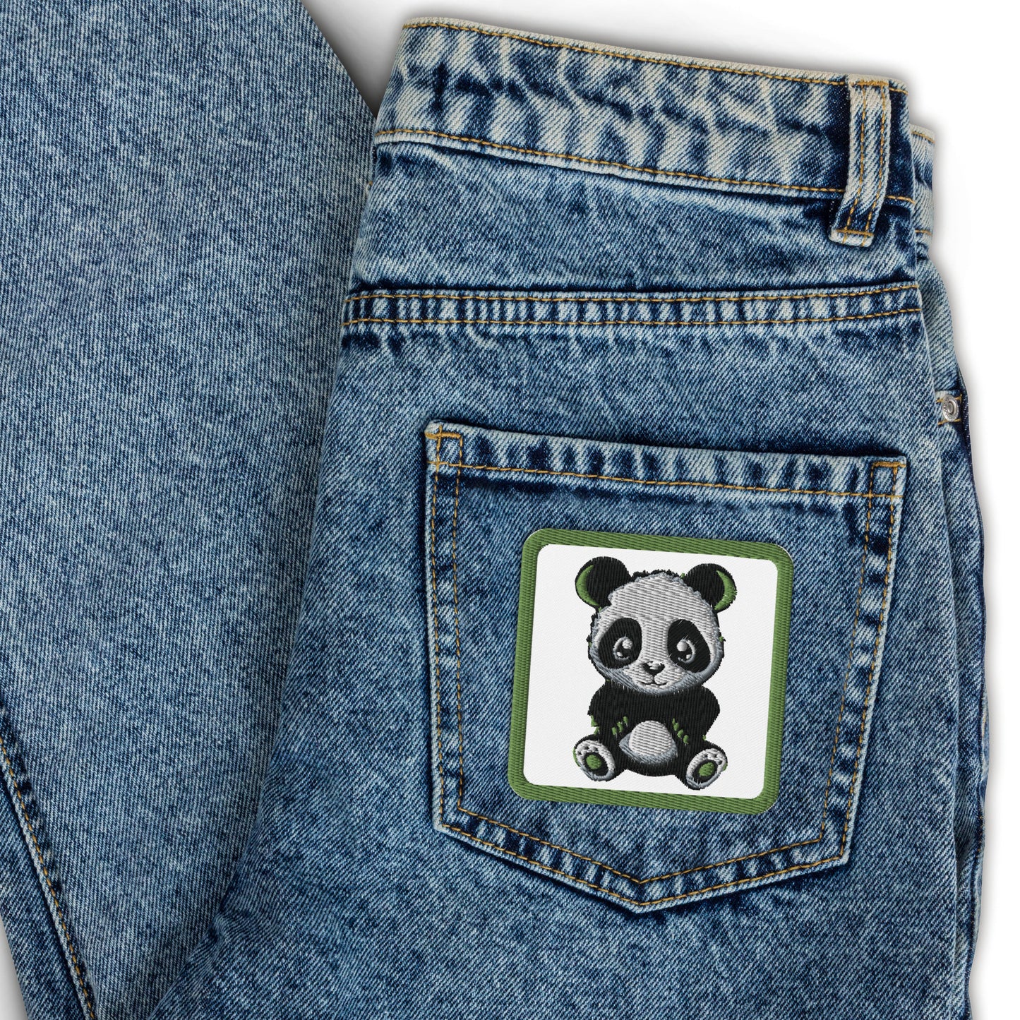 KBBNG Panda Embroidered Patches