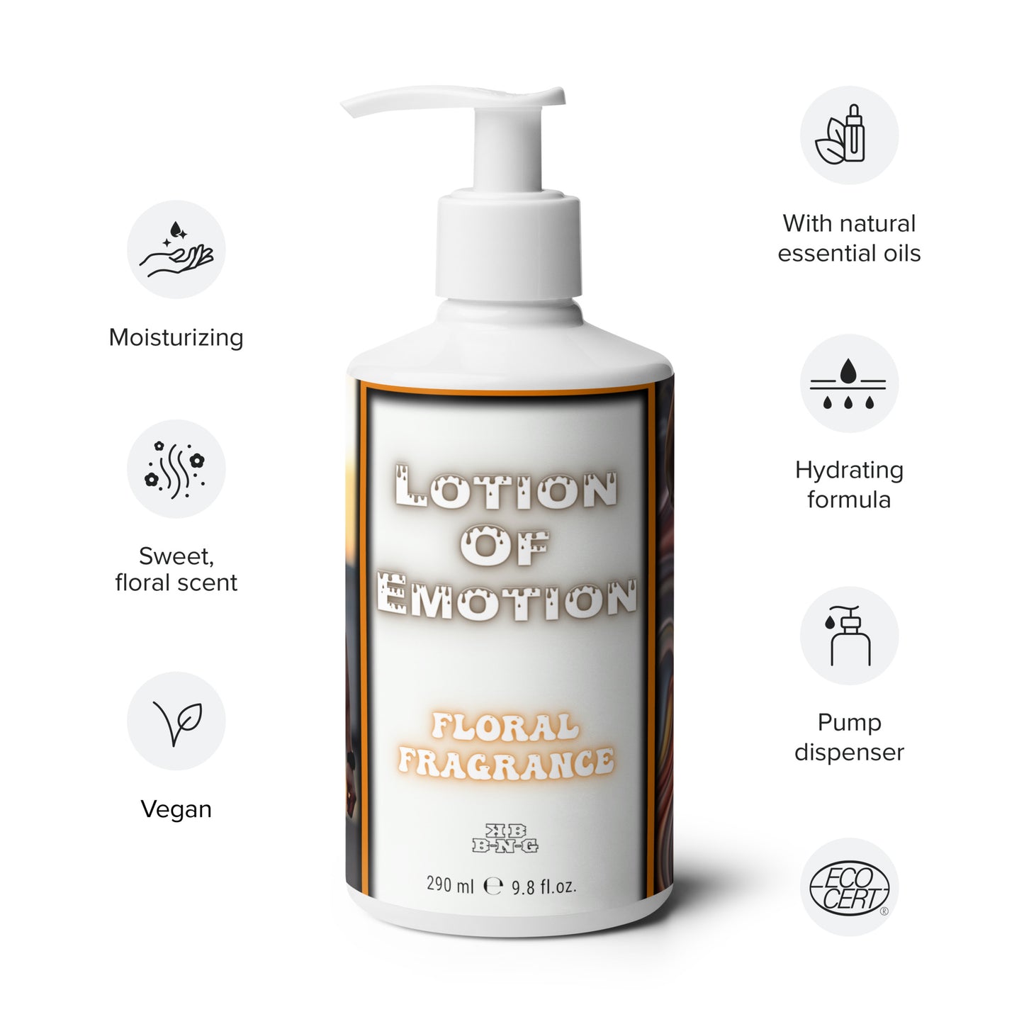 "Lotion Of Emotion" Hand & Body Lotion (Floral) (4th Edition)(Bold & Brave)