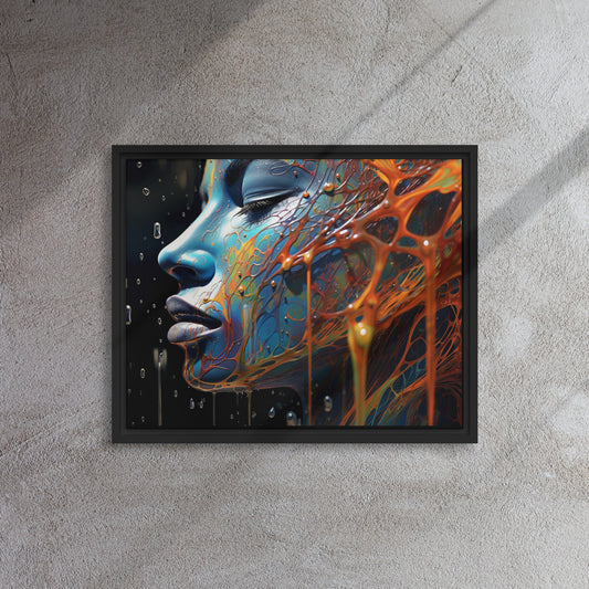 "Cleansed" Framed Canvas