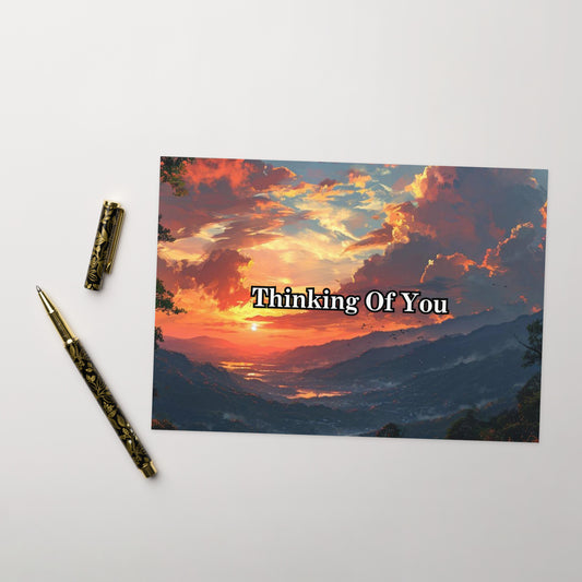 "Thinking Of You" Greeting card