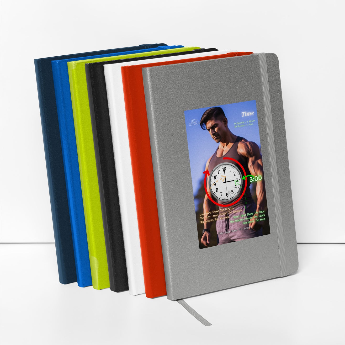 "Time" Hardcover Bound Notebook #6