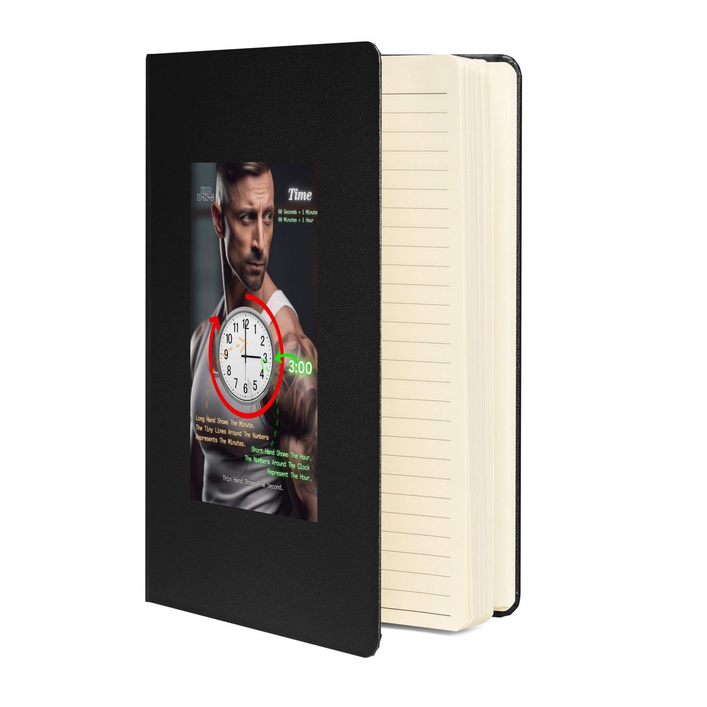 "Time" Hardcover Bound Notebook #7