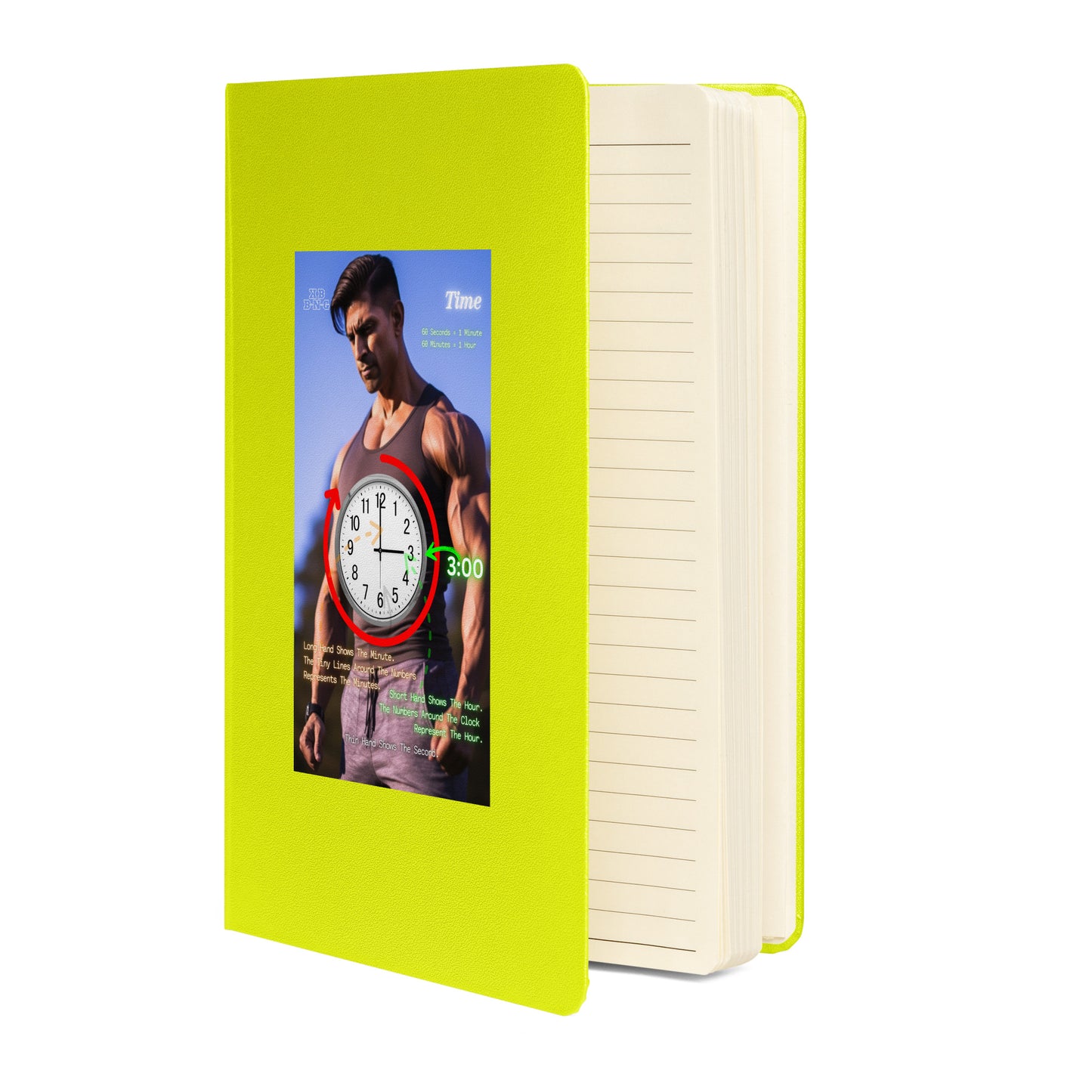 "Time" Hardcover Bound Notebook #6