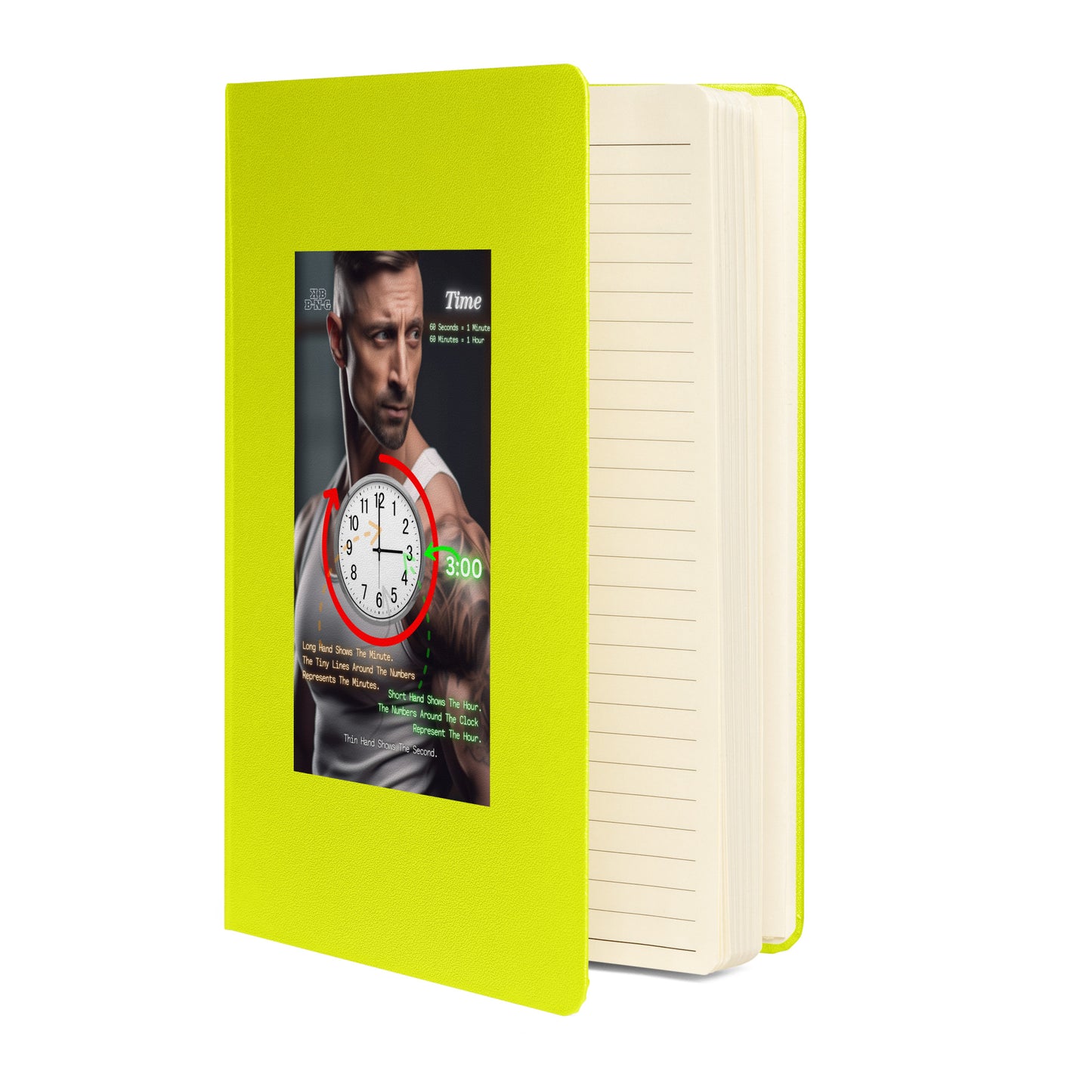 "Time" Hardcover Bound Notebook #7