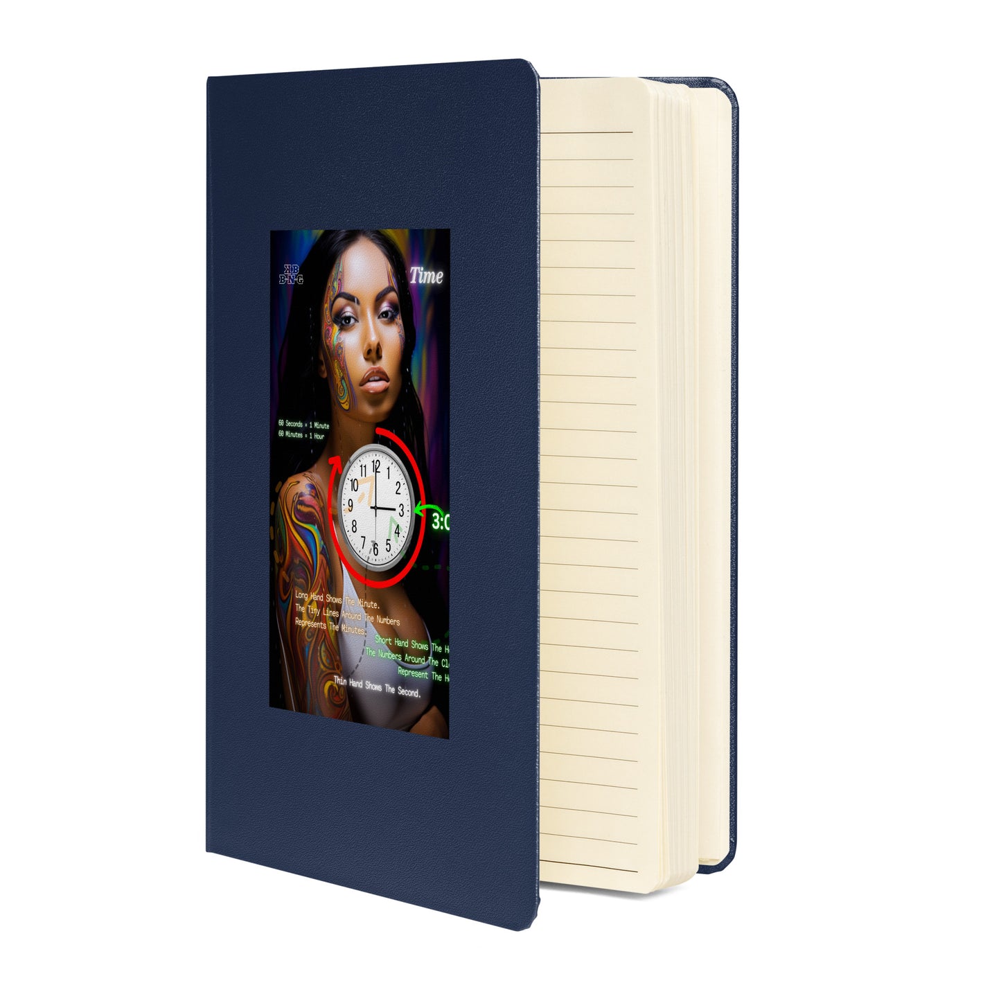 "Time" Hardcover Bound Notebook #2