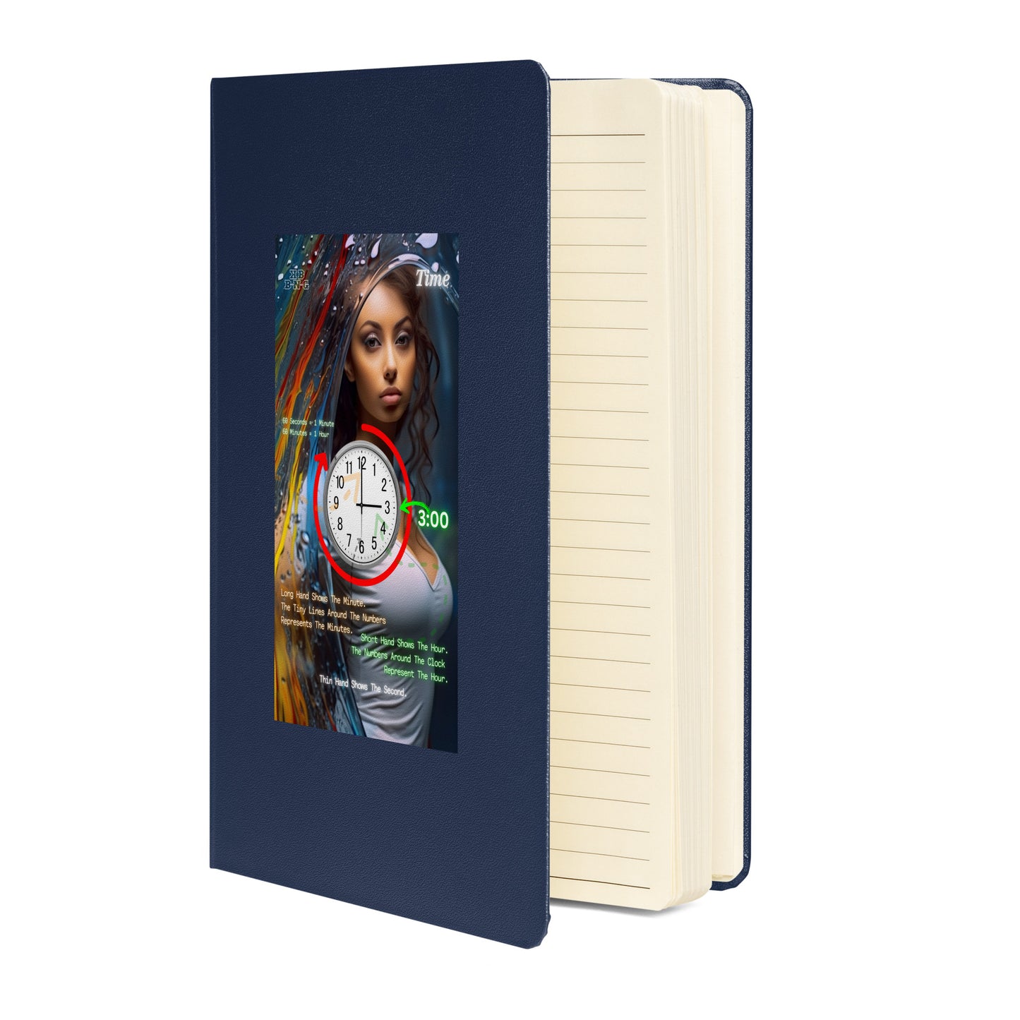 "Time" Hardcover Bound Notebook #4