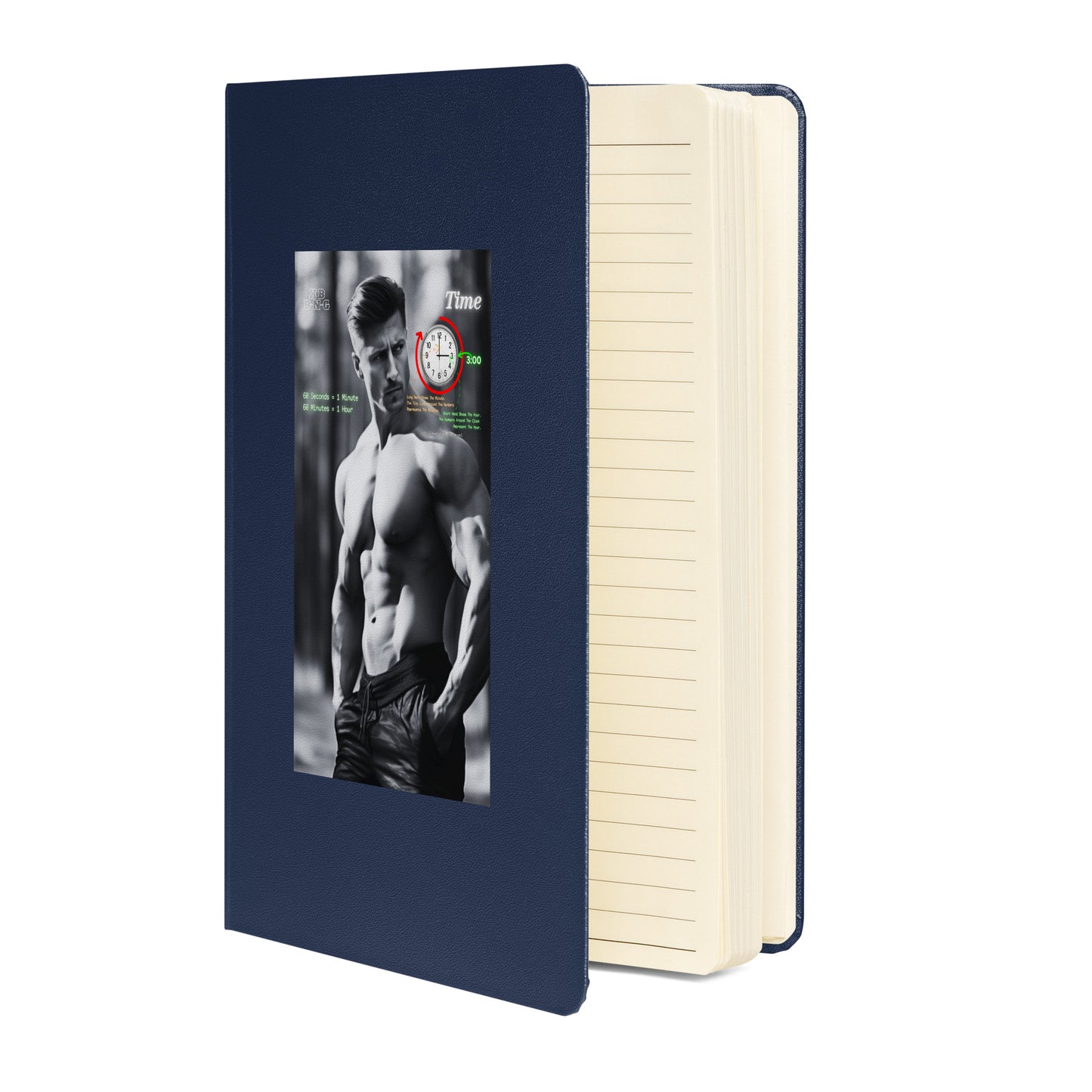 "Time" Hardcover Bound Notebook #8