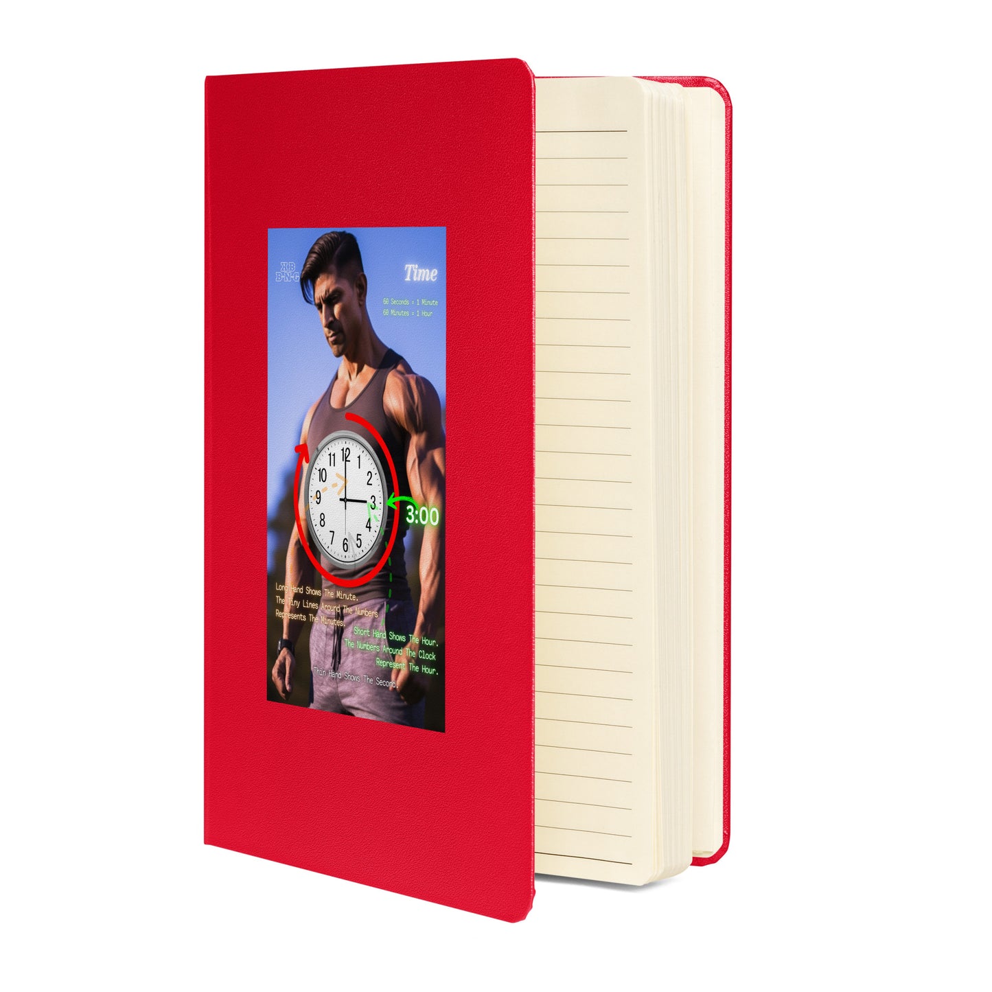 "Time" Hardcover Bound Notebook #6