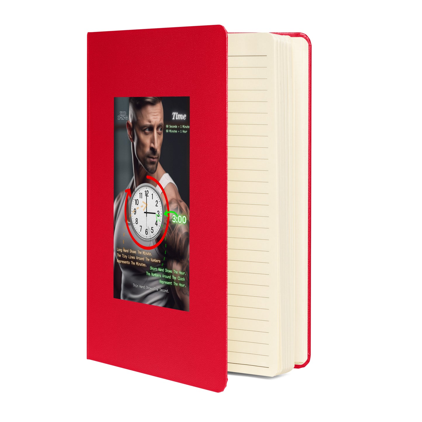 "Time" Hardcover Bound Notebook #7