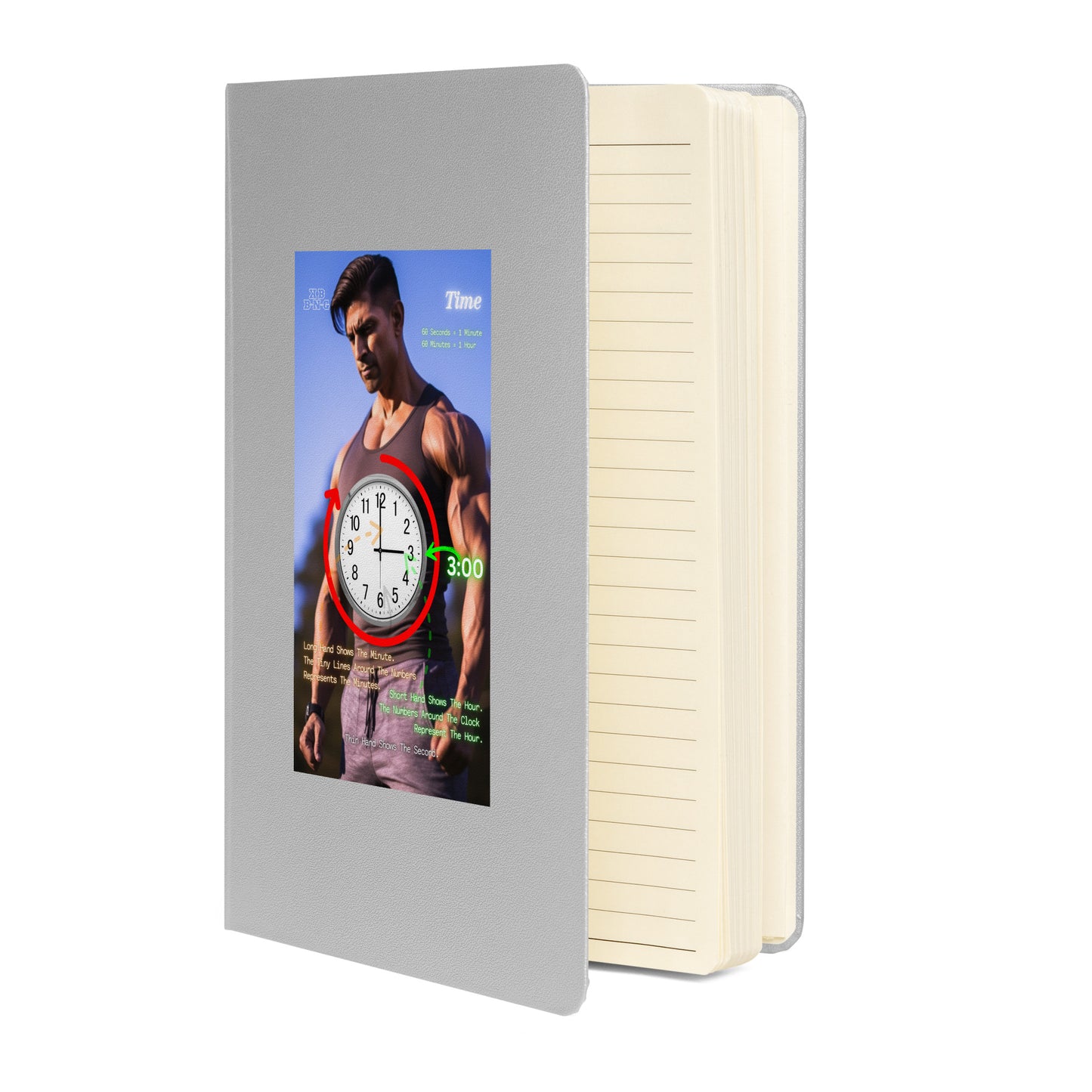 "Time" Hardcover Bound Notebook #6