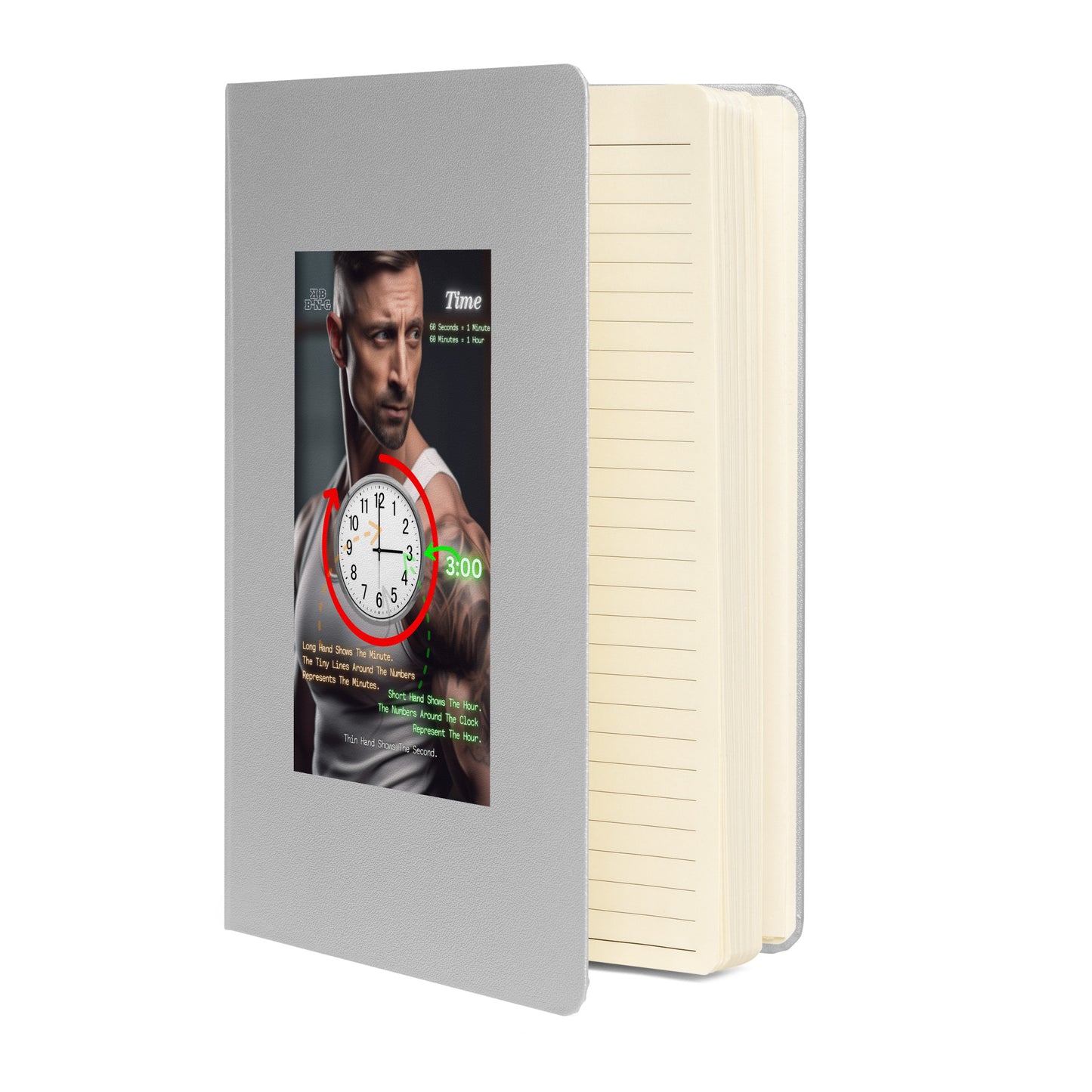 "Time" Hardcover Bound Notebook #7