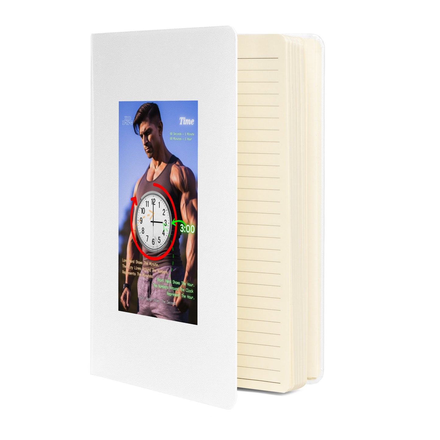 "Time" Hardcover Bound Notebook #6