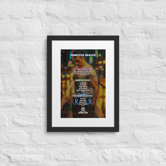 "Prostate Health" Framed Poster