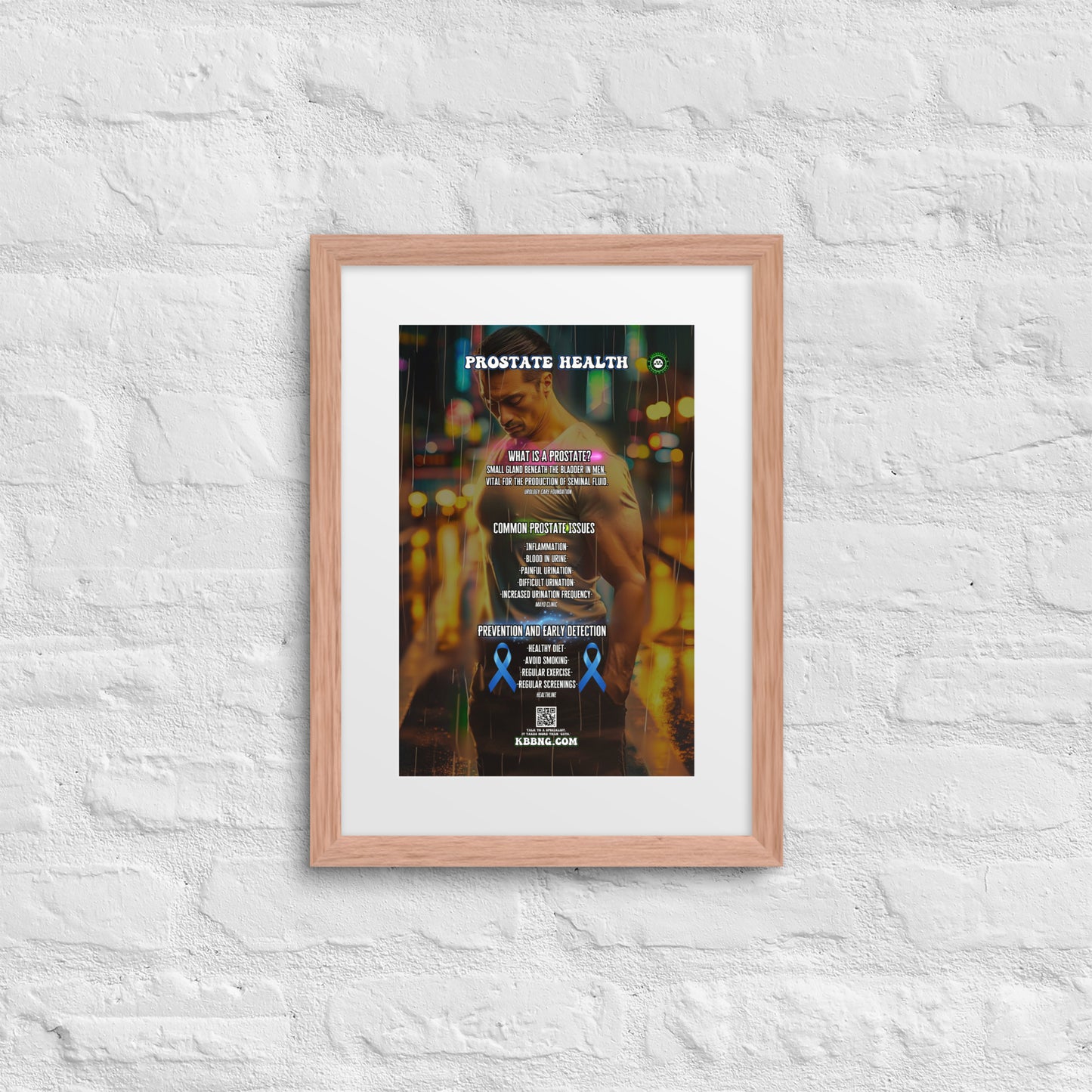 "Prostate Health" Framed Poster