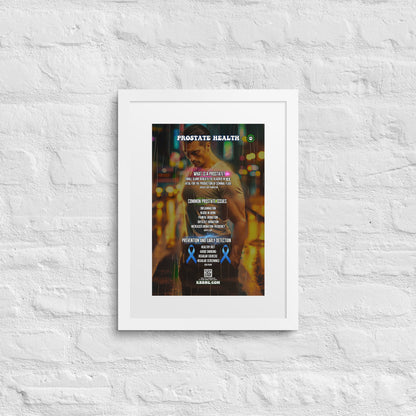 "Prostate Health" Framed Poster