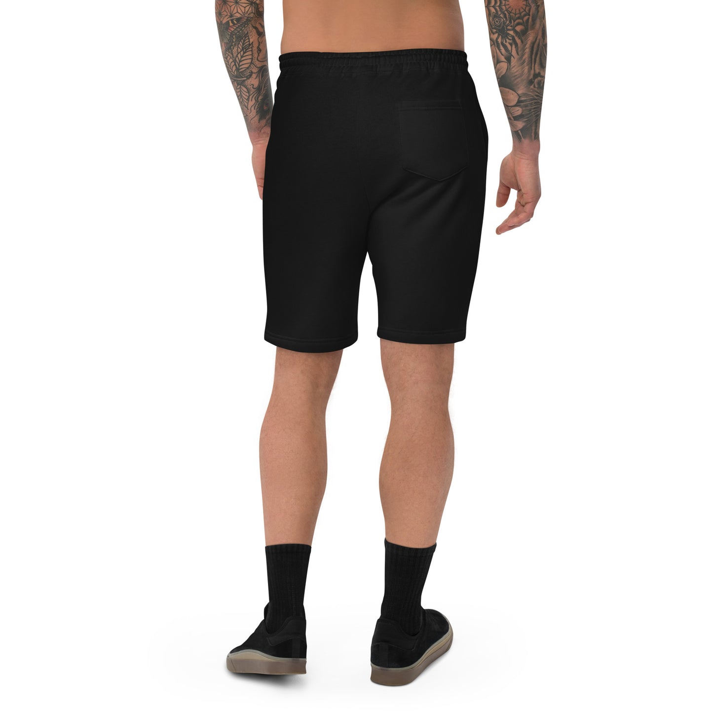 KBBNG Panda Men's Fleece Shorts (Both Legs)