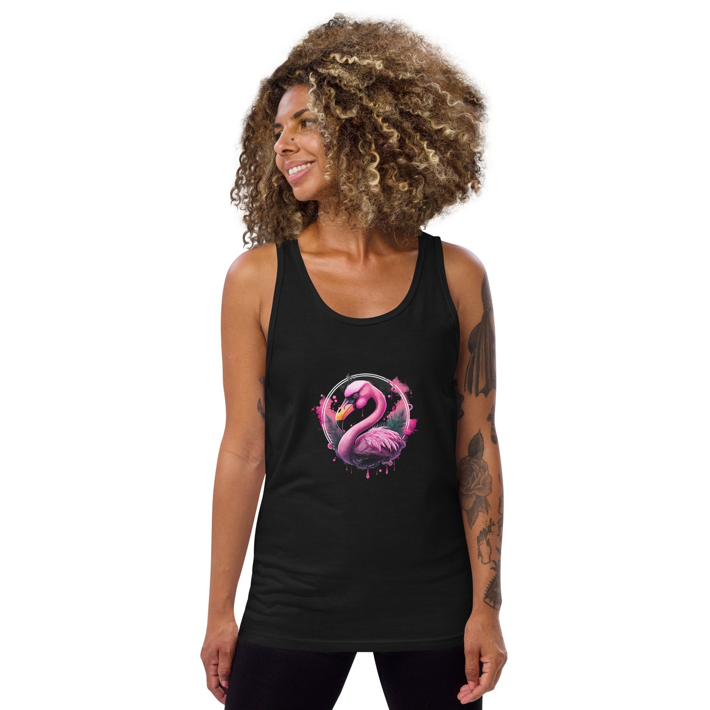 "Fierce Flamingo" Tank Top