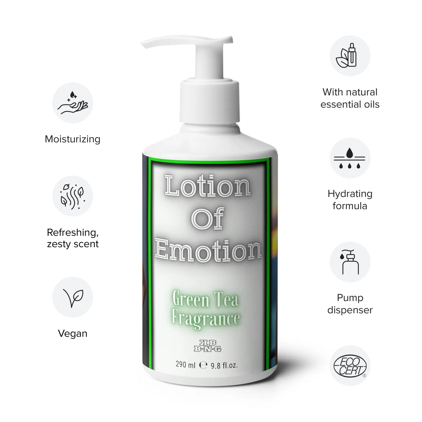 "Lotion Of Emotion" Hand & Body Lotion (Green Tea) #3