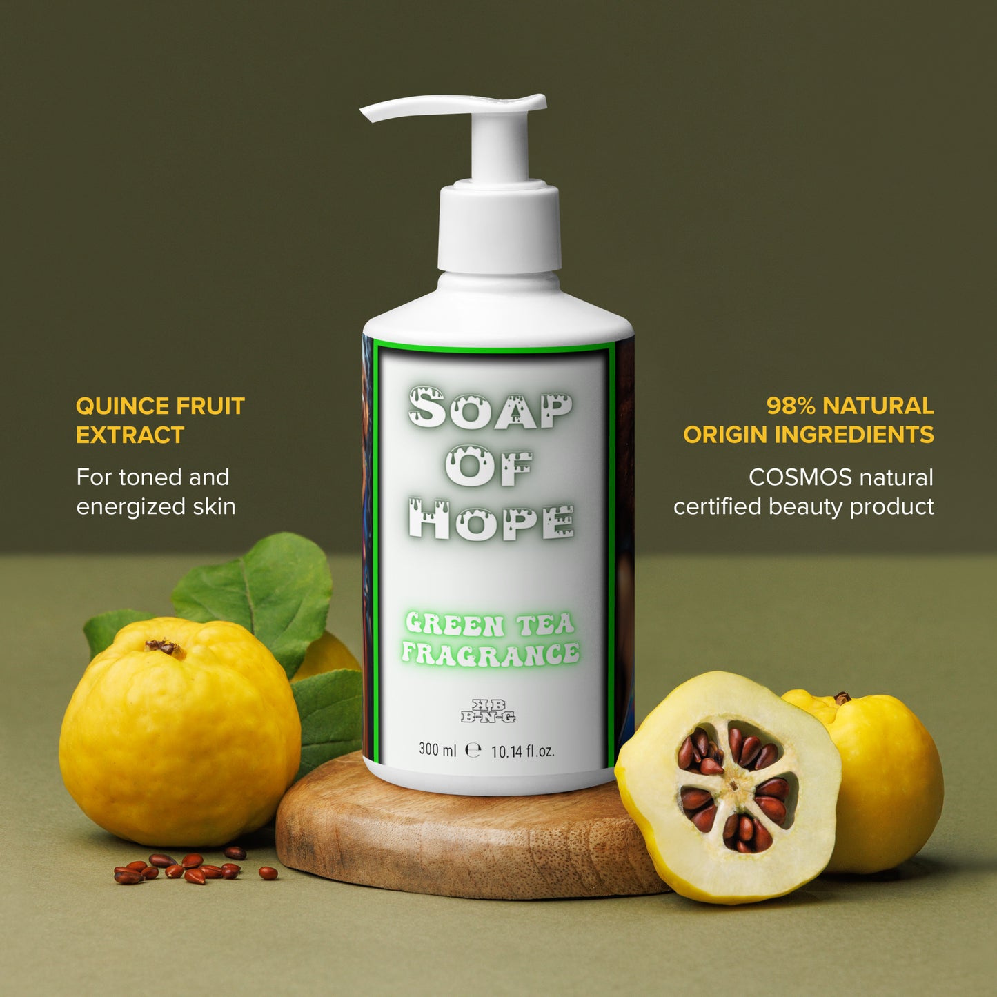 "Soap Of Hope" Hand & Body Wash (Green Tea) #3