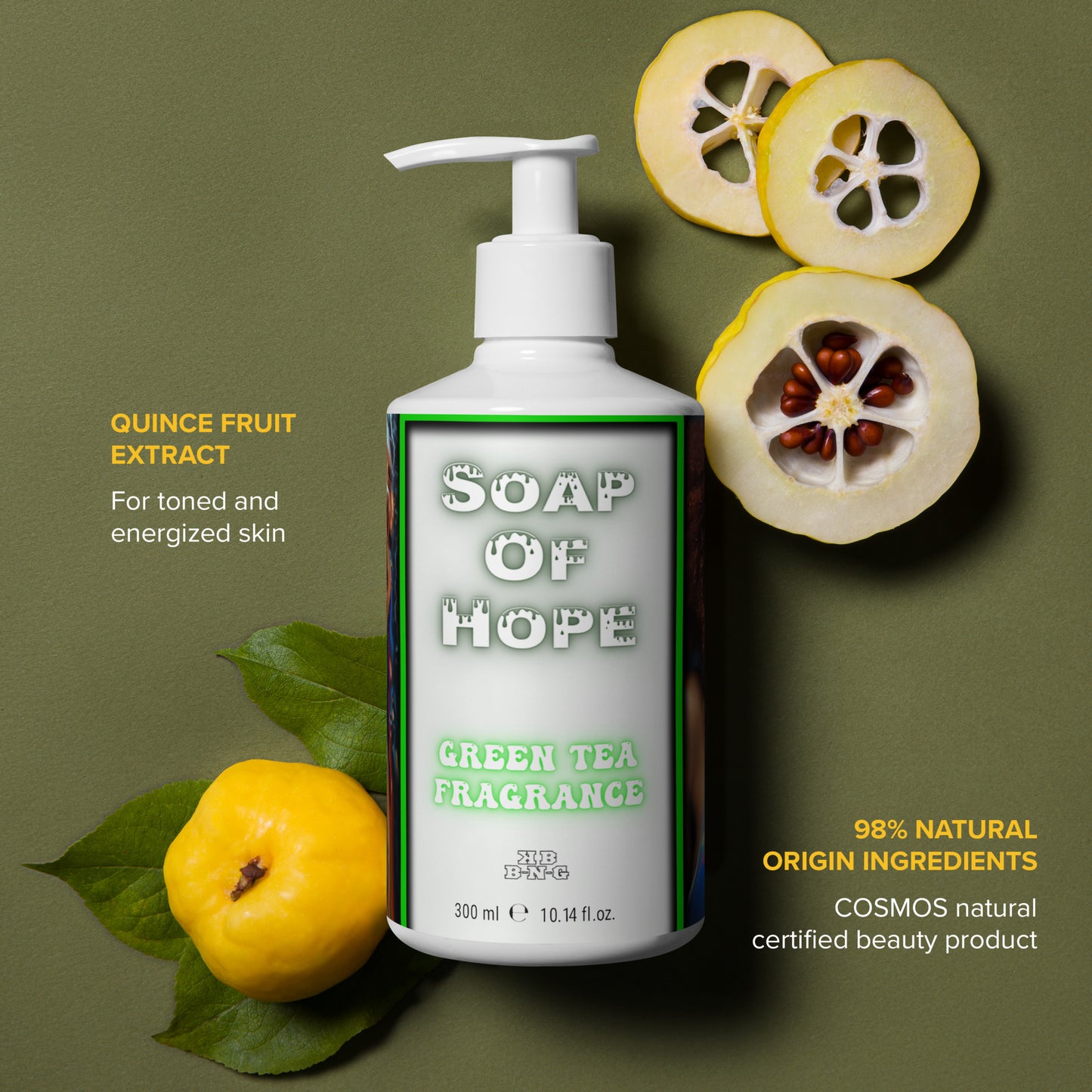 "Soap Of Hope" Hand & Body Wash (Green Tea) #3