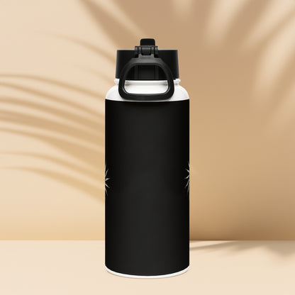 "Bright Sun" Stainless Steel Water Bottle +Straw Lid