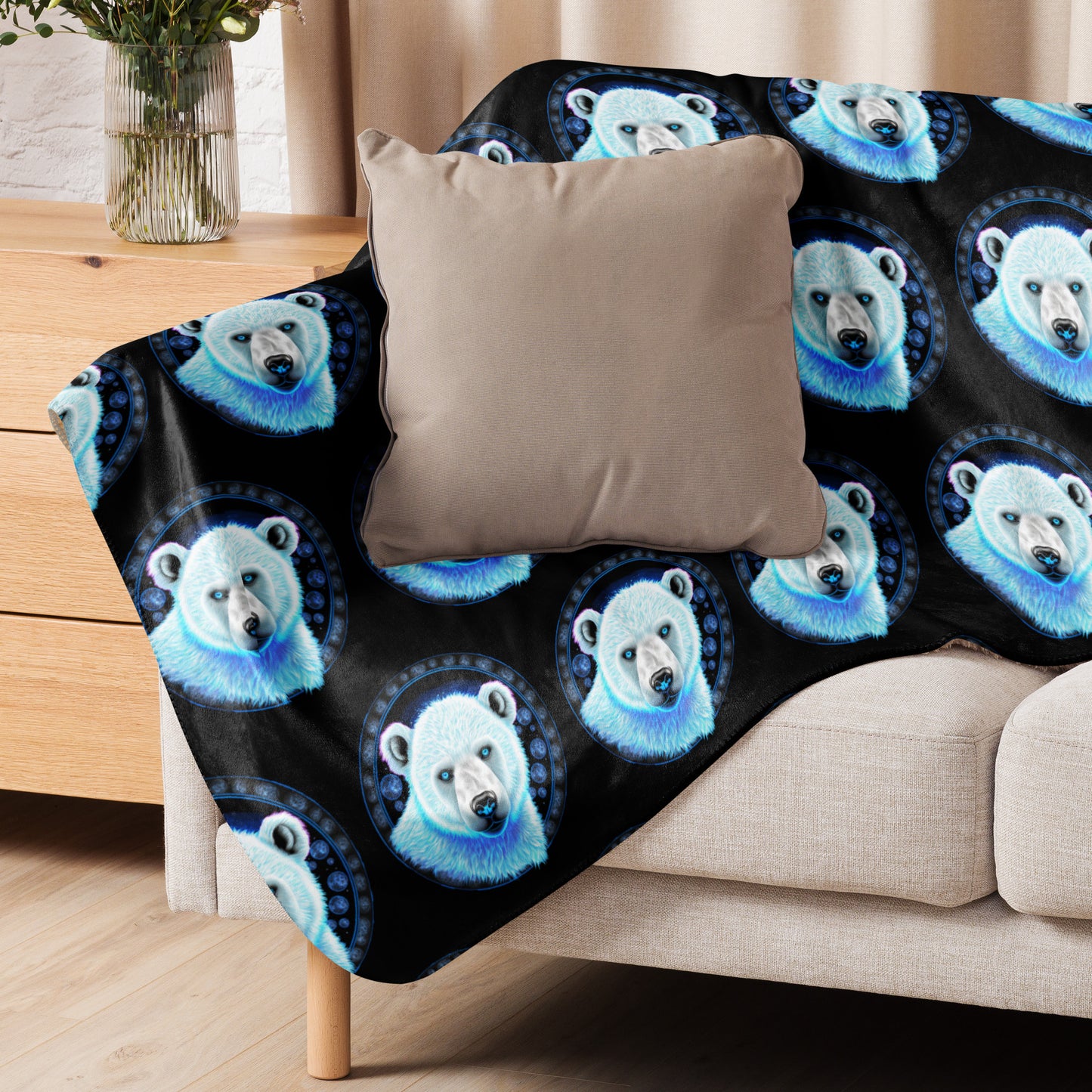 Polar Bear Sherpa Blanket