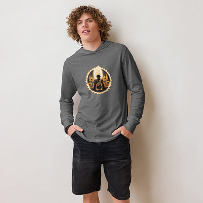 "Unlocked Potential" Hooded Long-Sleeve Tee