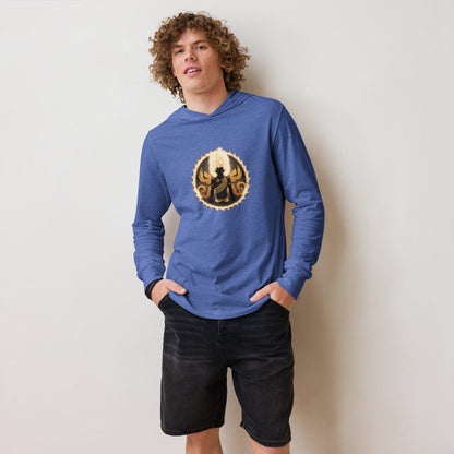 "Unlocked Potential" Hooded Long-Sleeve Tee
