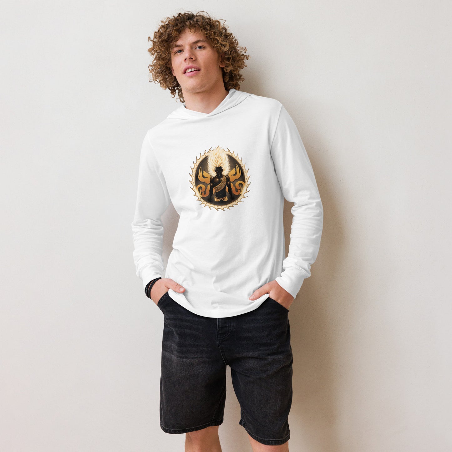 "Unlocked Potential" Hooded Long-Sleeve Tee