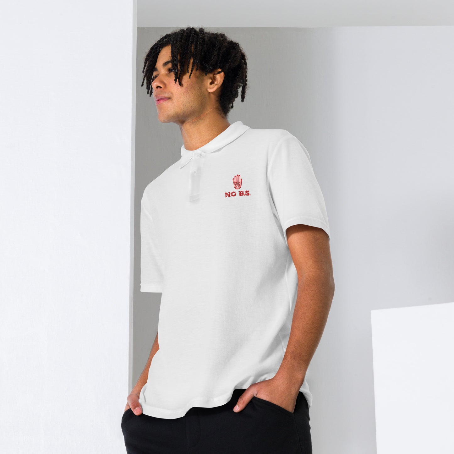 "No B.S." Pique Polo Shirt