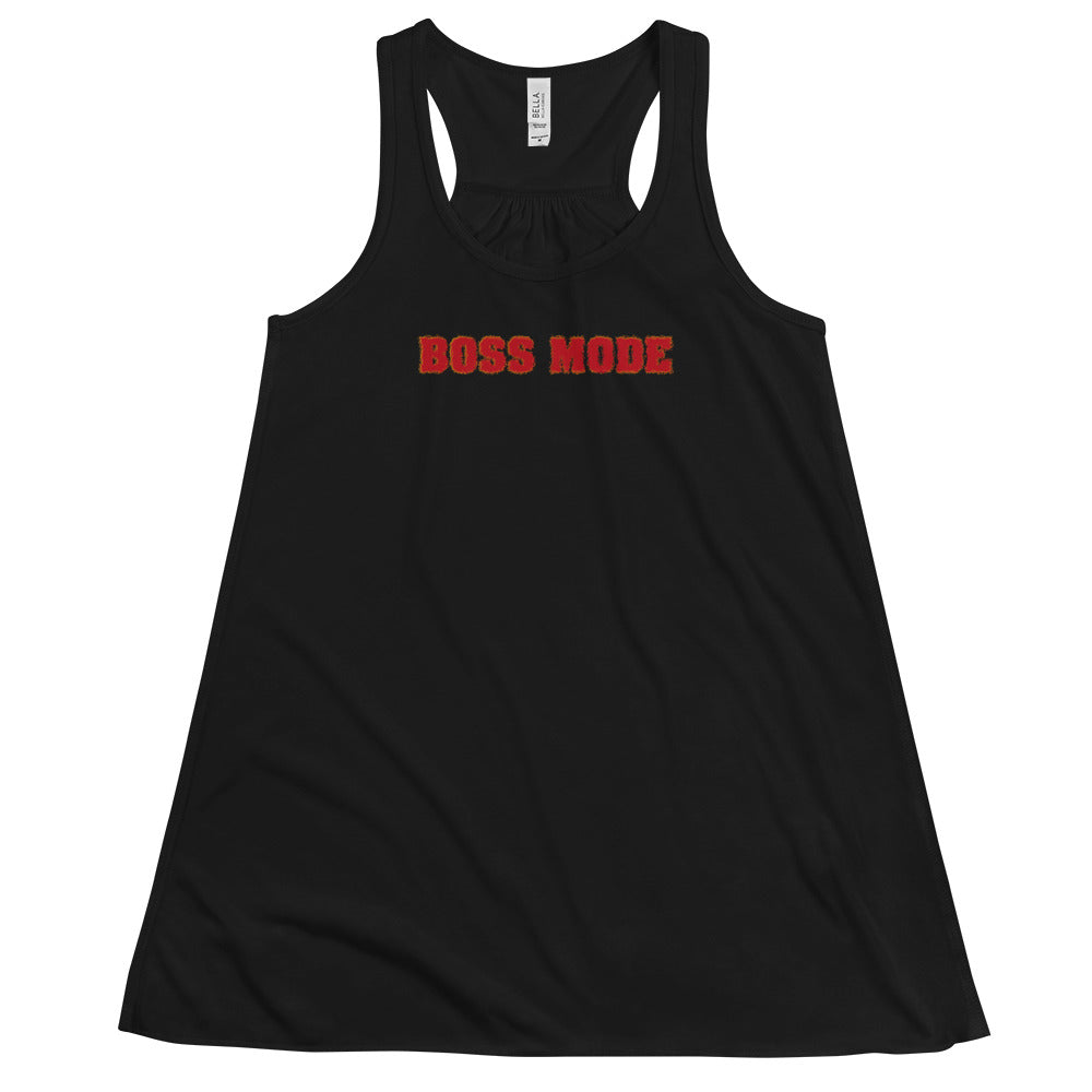 Boss Mode Women's Flowy Racerback Tank
