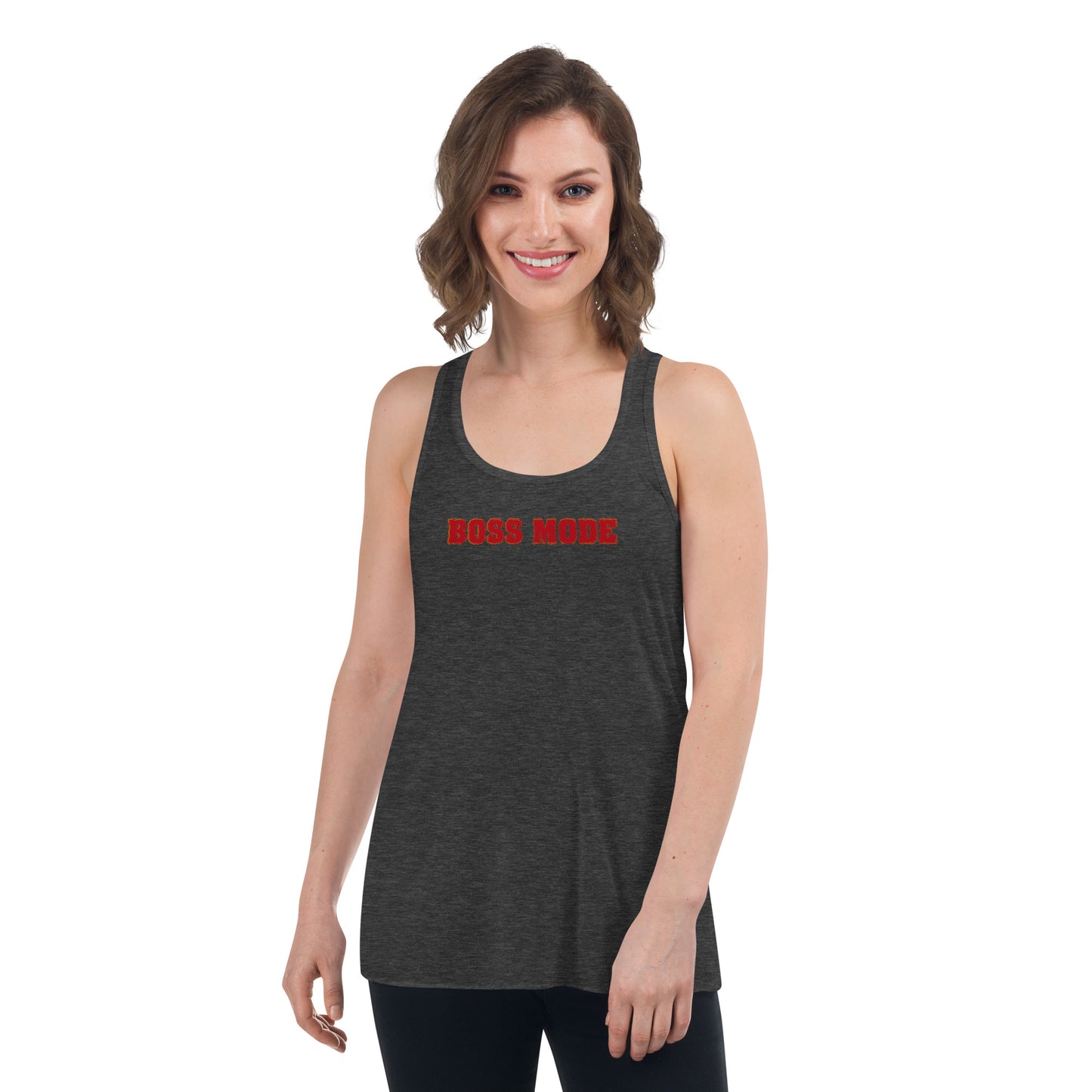 Boss Mode Women's Flowy Racerback Tank