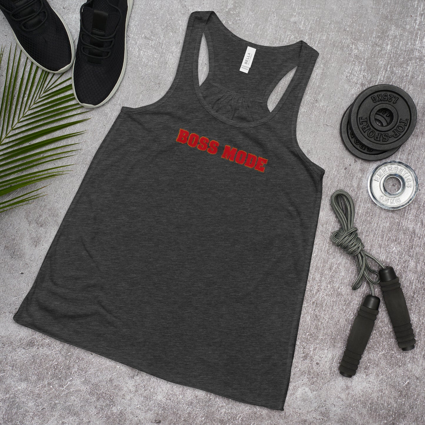 Boss Mode Women's Flowy Racerback Tank