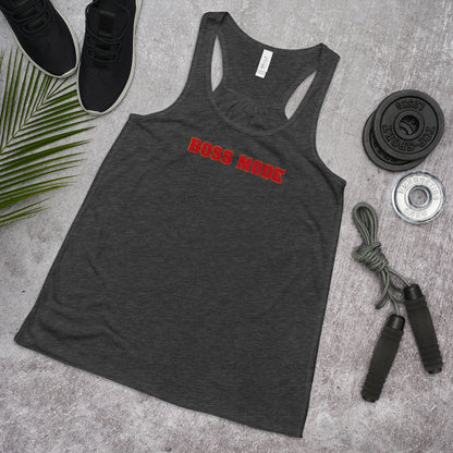 Boss Mode Women's Flowy Racerback Tank