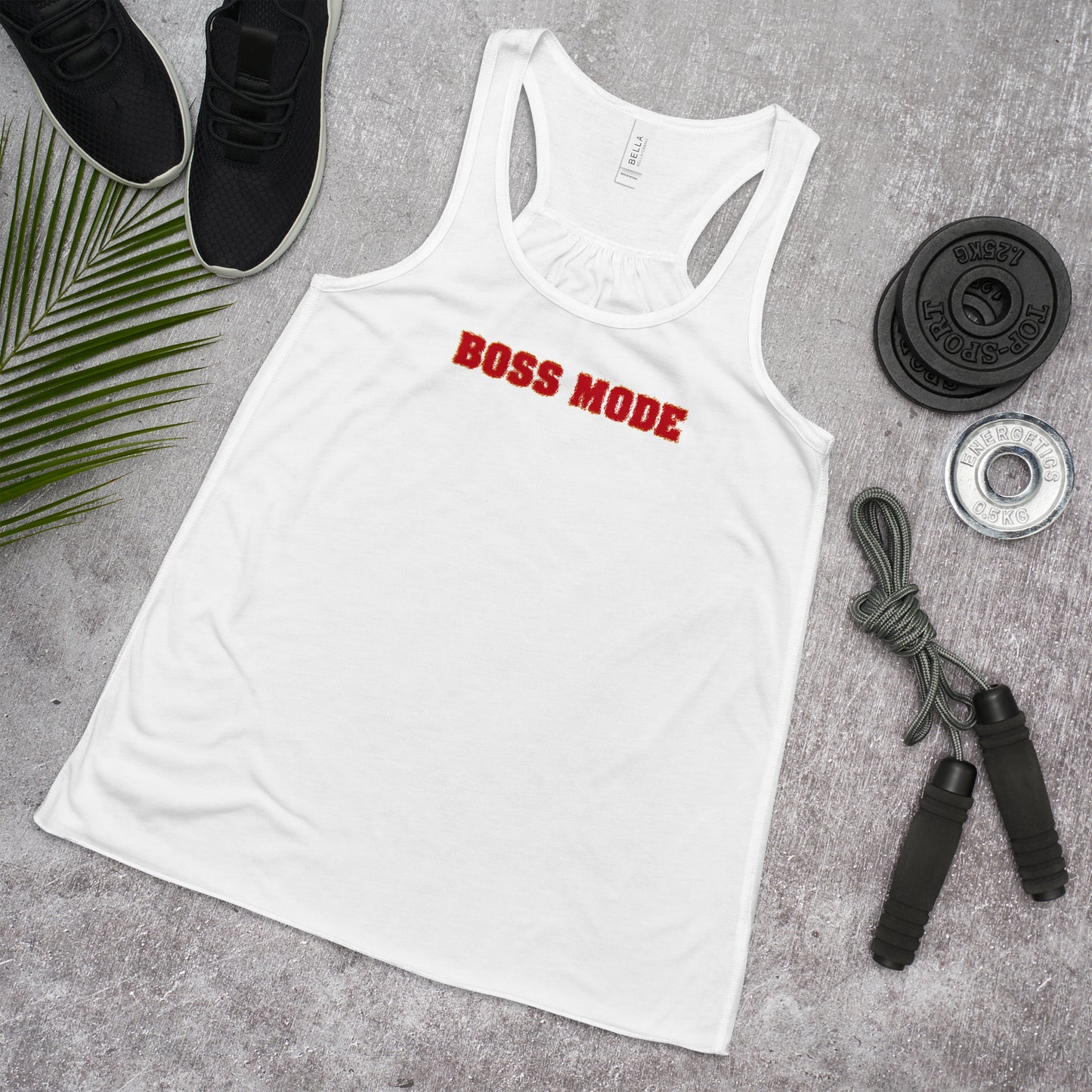 Boss Mode Women's Flowy Racerback Tank