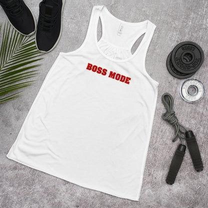 Boss Mode Women's Flowy Racerback Tank