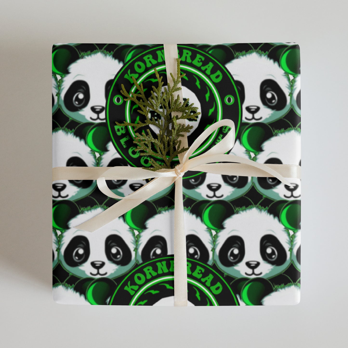 KBBNG Panda Wrapping Paper Sheets