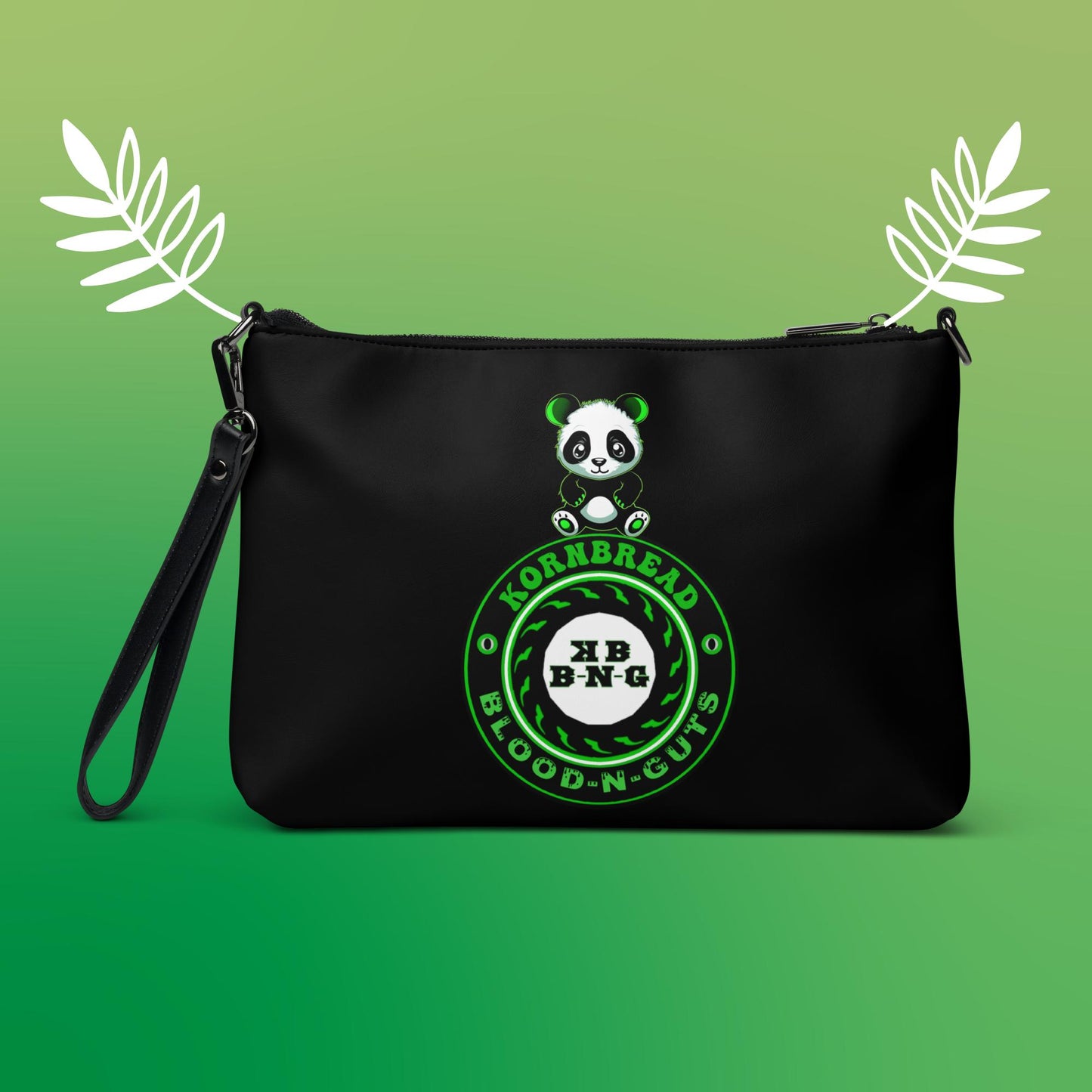 KBBNG Panda Badge Crossbody Bag