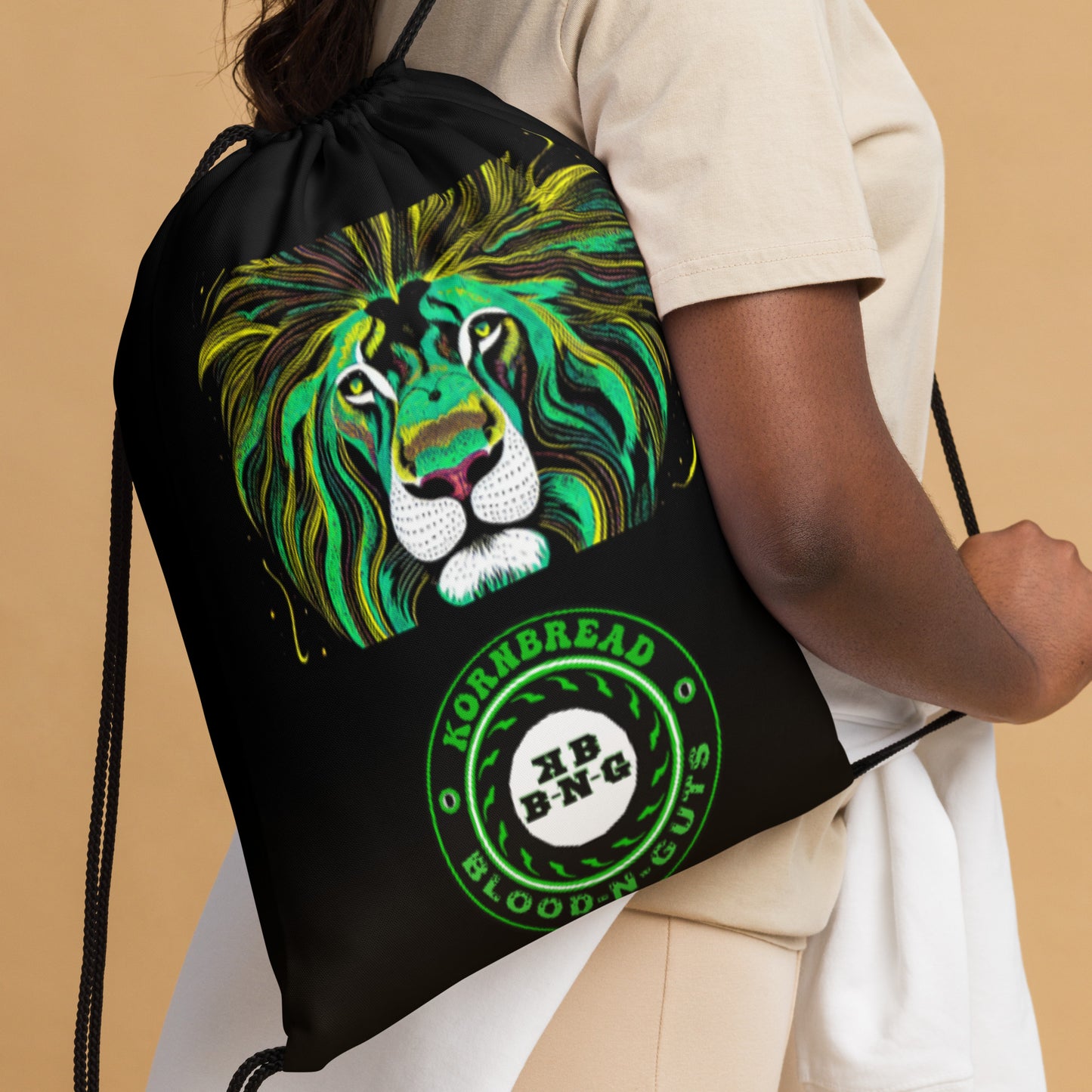 "Are You Lion?" Drawstring Bag+
