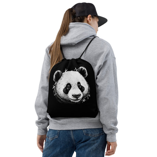 Precious Panda Drawstring Bag