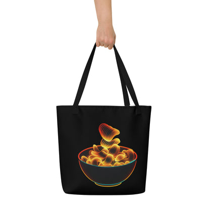 Bowl Of Chips Large Tote Bag