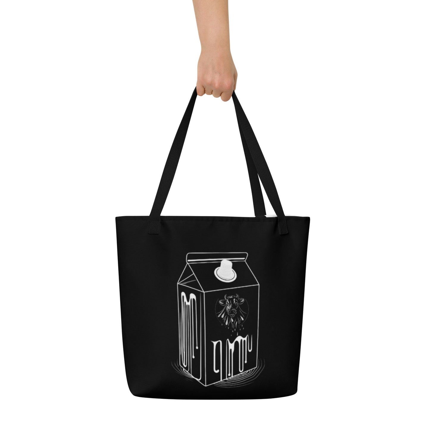 Milk Large Tote Bag