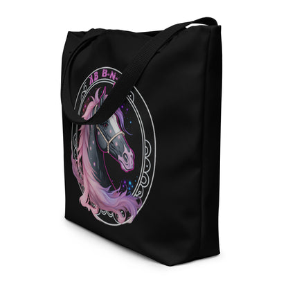 Cotton Candy Horse Large Tote Bag