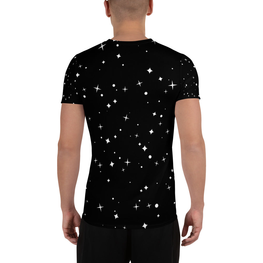 KBBNG Badge Men's Athletic T-Shirt (Stars)