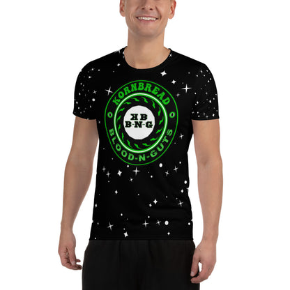 KBBNG Badge Men's Athletic T-Shirt (Stars)