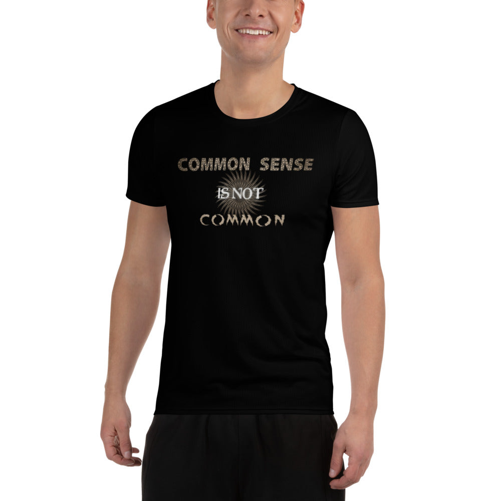 "Common Sense" Athletic T-Shirt
