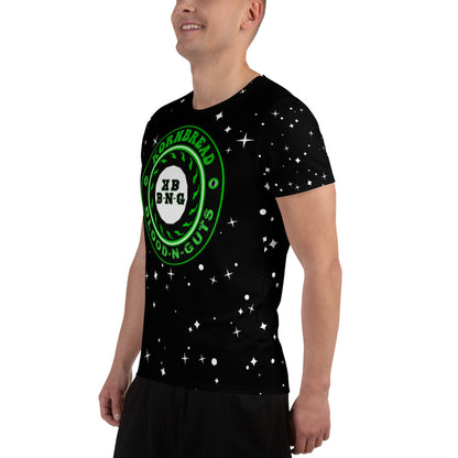 KBBNG Badge Men's Athletic T-Shirt (Stars)