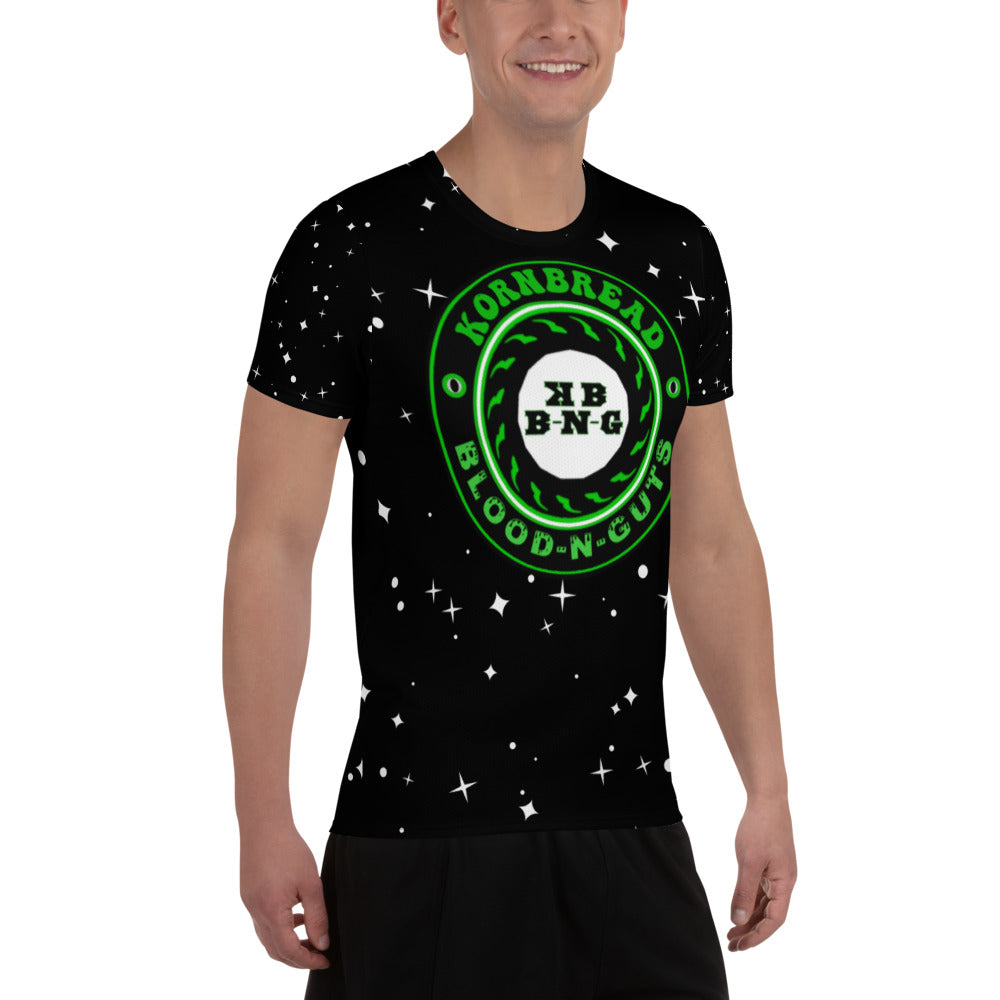 KBBNG Badge Men's Athletic T-Shirt (Stars)