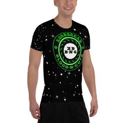 KBBNG Badge Men's Athletic T-Shirt (Stars)